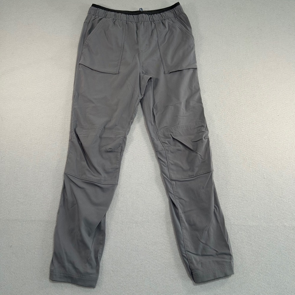 REI Co-op Hiking Pants Boys Size Large 14-16 Gray Stretch Nylon Outdoor Trousers